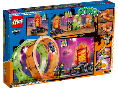 LEGO - CITY - 60339 DOUBLE LOOP STUNT ARENA - Toyworld Frankston