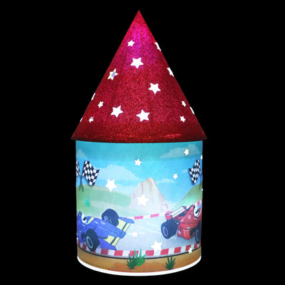 RACING CARS LED COLOUR CHANGING LANTERN - Toyworld Frankston