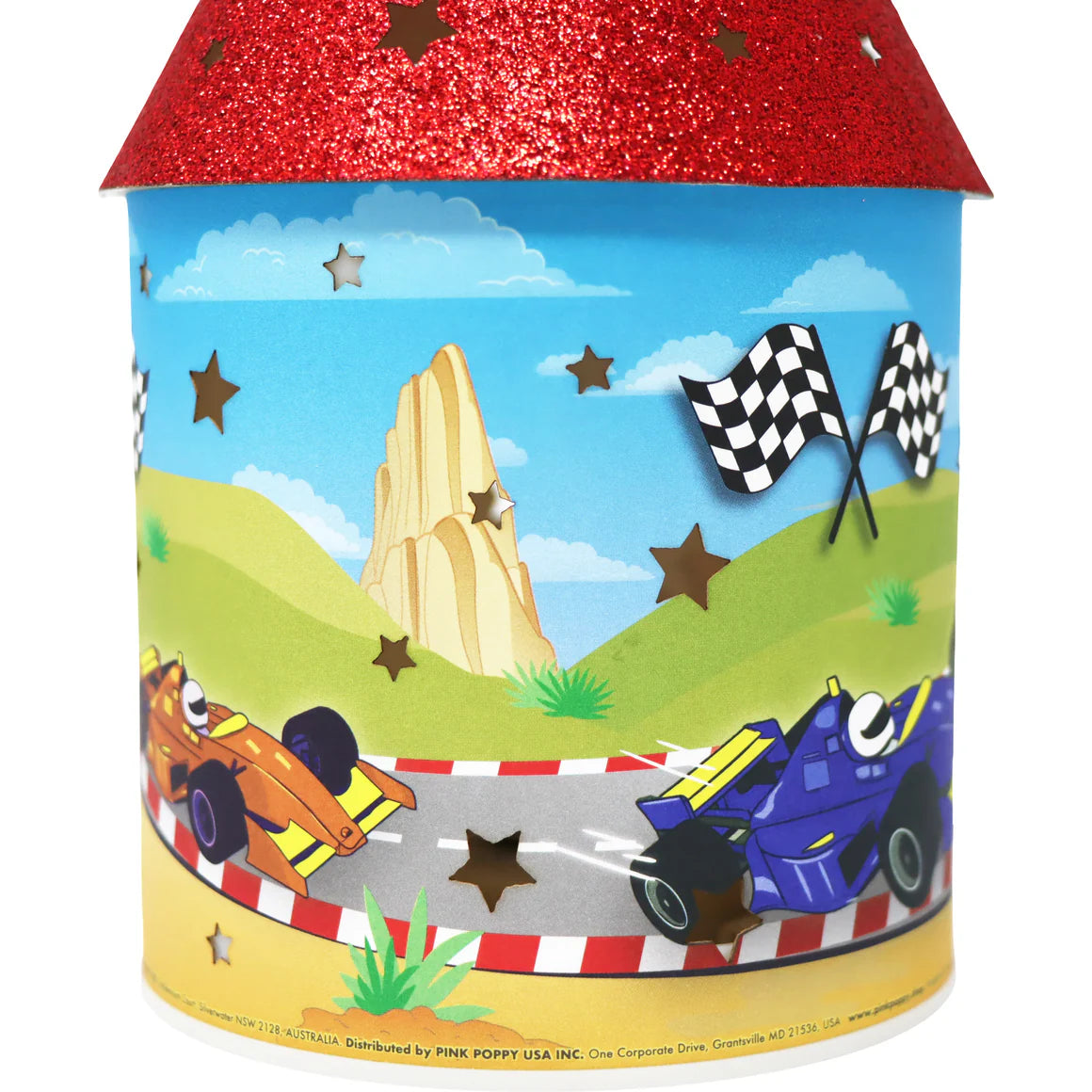 RACING CARS LED COLOUR CHANGING LANTERN - Toyworld Frankston