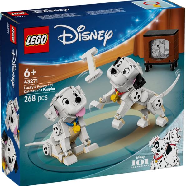 LEGO 43271 DISNEY - LUCKY AND PENNY 101 DALMATIONS PUPPIES