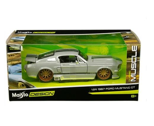 MAISTO CLASSIC MUSCLE 1:24 1967 FORD MUSTANG GT - Toyworld Frankston
