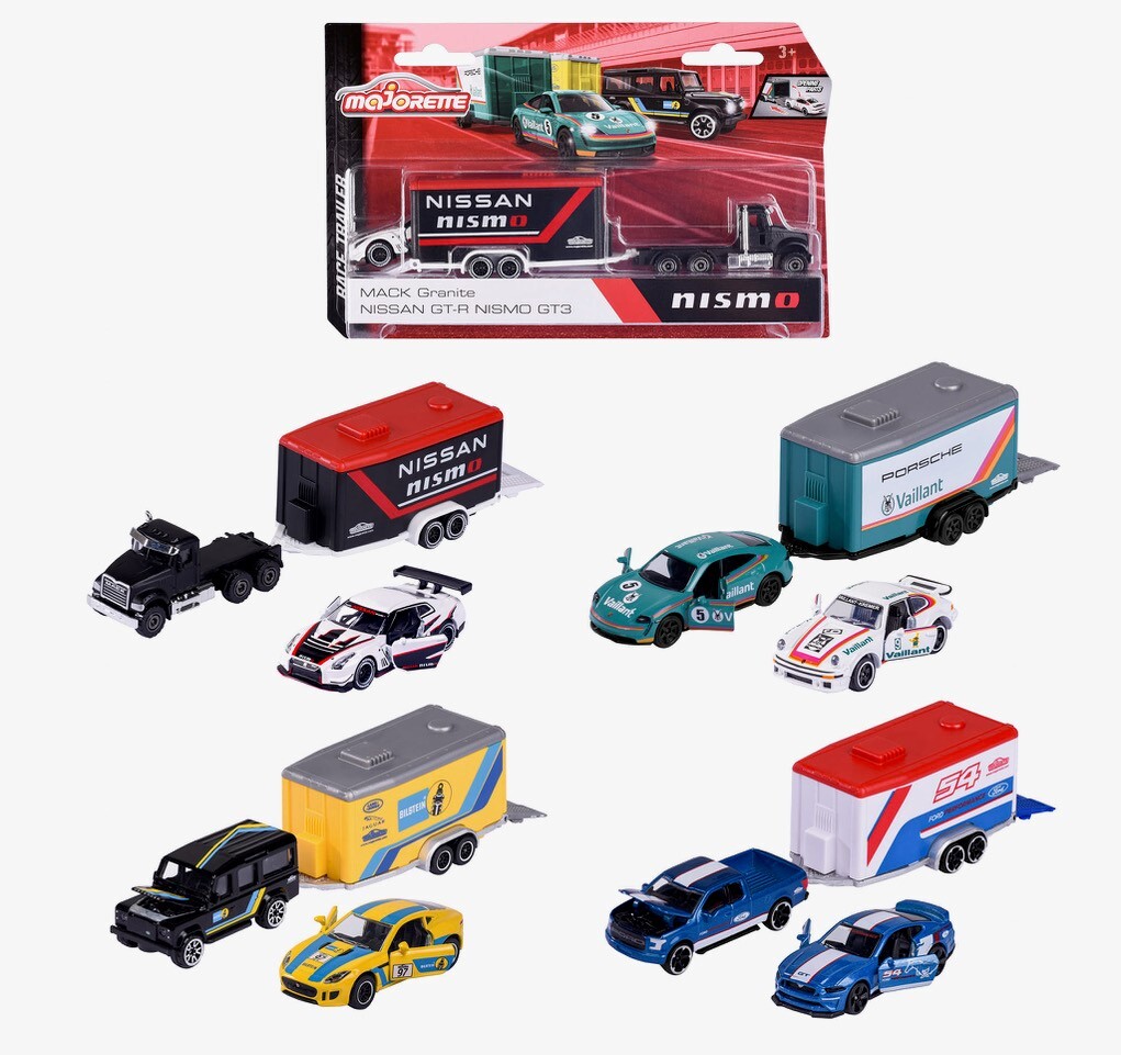 MAJORETTE MOTORSPORT RACE TRAILER ASST - Toyworld Frankston