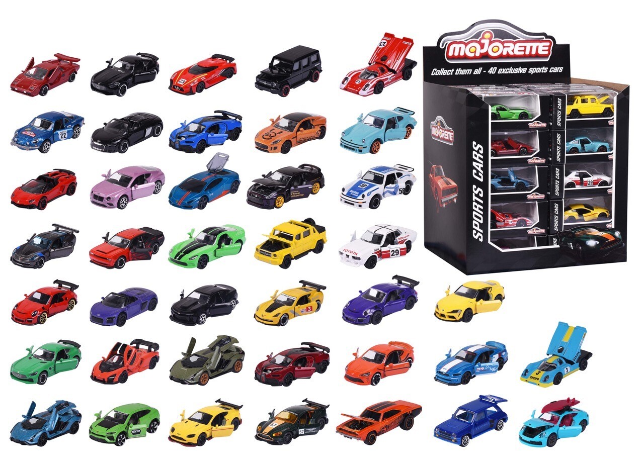 MAJORETTE SPORTS CARS DISPLAY BOX ASST - Toyworld Frankston