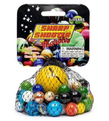 20 MARBLES ASSORTED - Toyworld Frankston