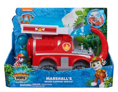 PAW PATROL JUNGLE PUPS - MARSHALL'S DELUXE ELEPHANT VEHICLE - Toyworld Frankston