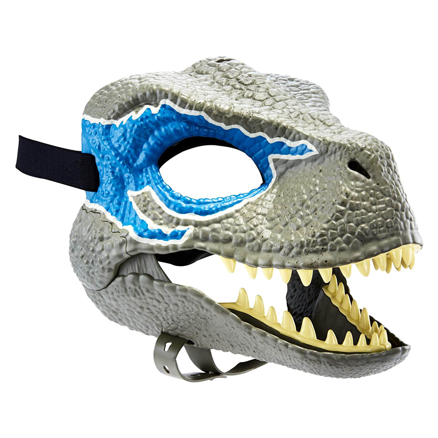 JURASSIC WORLD VELOCIRAPTOR 'BLUE' MASK WITH MOVING JAW - Toyworld Frankston
