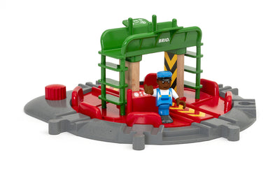 BRIO TURNTABLE AND FIGURE - Toyworld Frankston