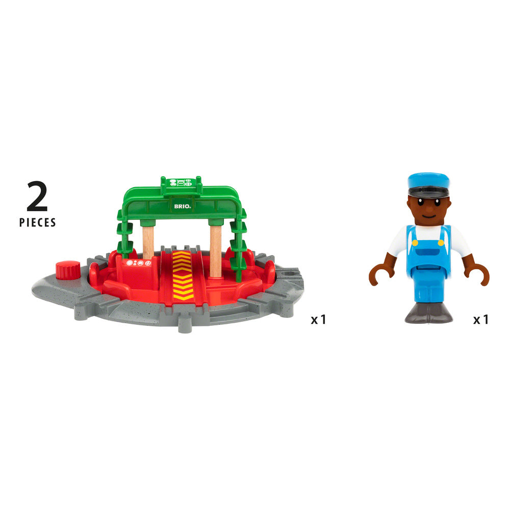 BRIO TURNTABLE AND FIGURE - Toyworld Frankston