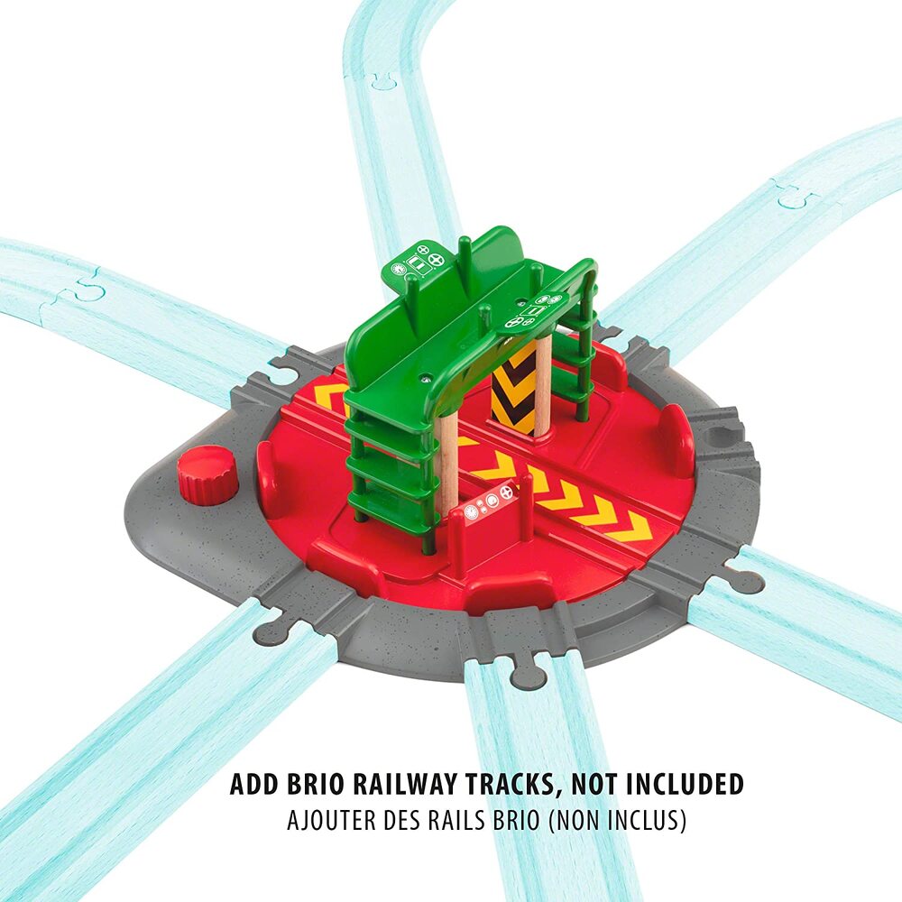 BRIO TURNTABLE AND FIGURE - Toyworld Frankston
