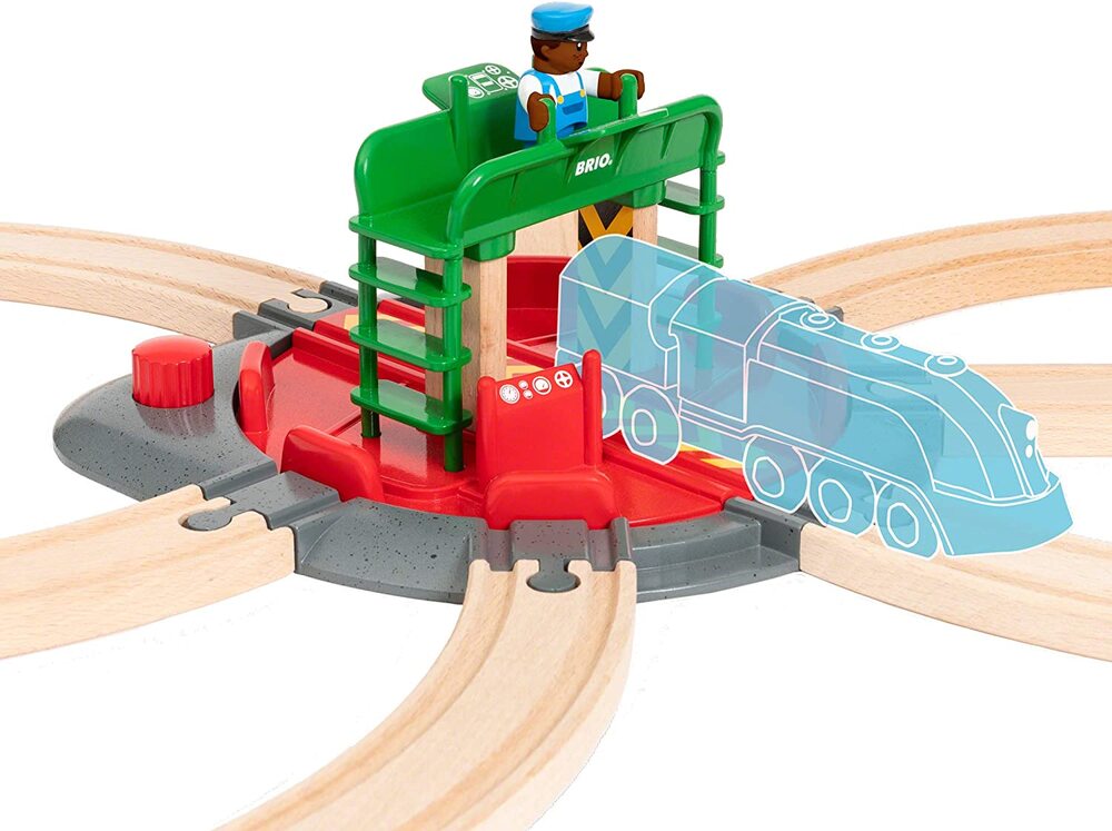 BRIO TURNTABLE AND FIGURE - Toyworld Frankston