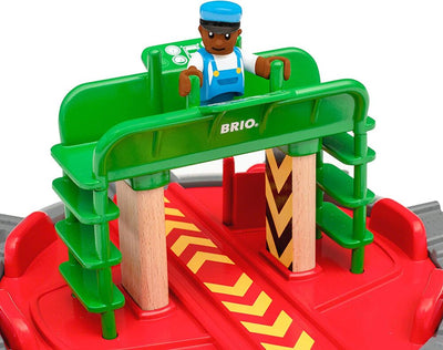 BRIO TURNTABLE AND FIGURE - Toyworld Frankston