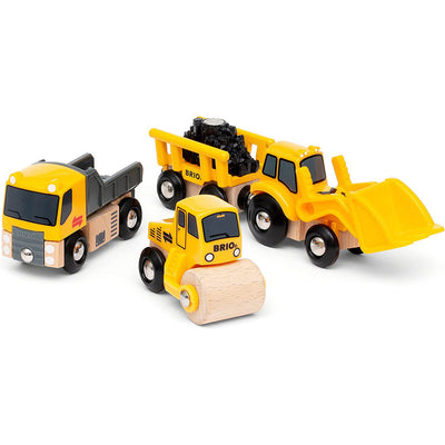 BRIO CONSTRUCTION VEHICLE SET 5 PIECE SET - Toyworld Frankston