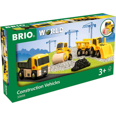 BRIO CONSTRUCTION VEHICLE SET 5 PIECE SET - Toyworld Frankston