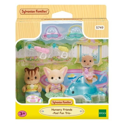 SYLVANIAN FAMILIES NURSERY FRIENDS POOL FUN TRIO - Toyworld Frankston