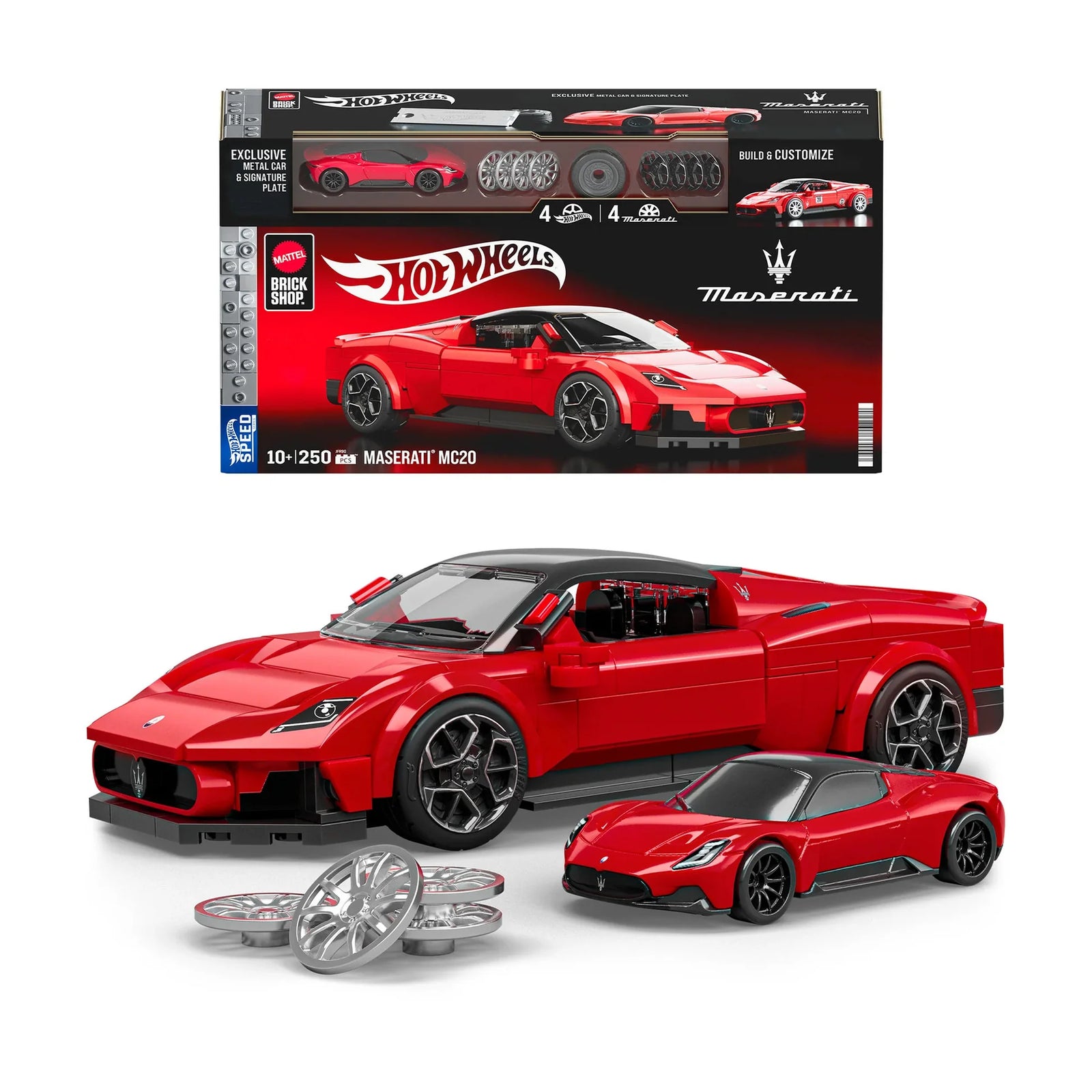 MATTEL BRICK SHOP - HOT WHEELS MASERATI MC20 - Toyworld Frankston