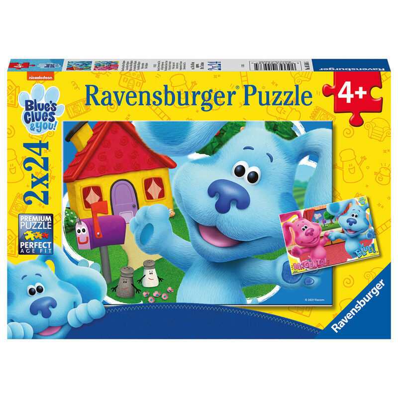 RAVENSBURGER BLUES CLUES 2X24PC PUZZLE - Toyworld Frankston