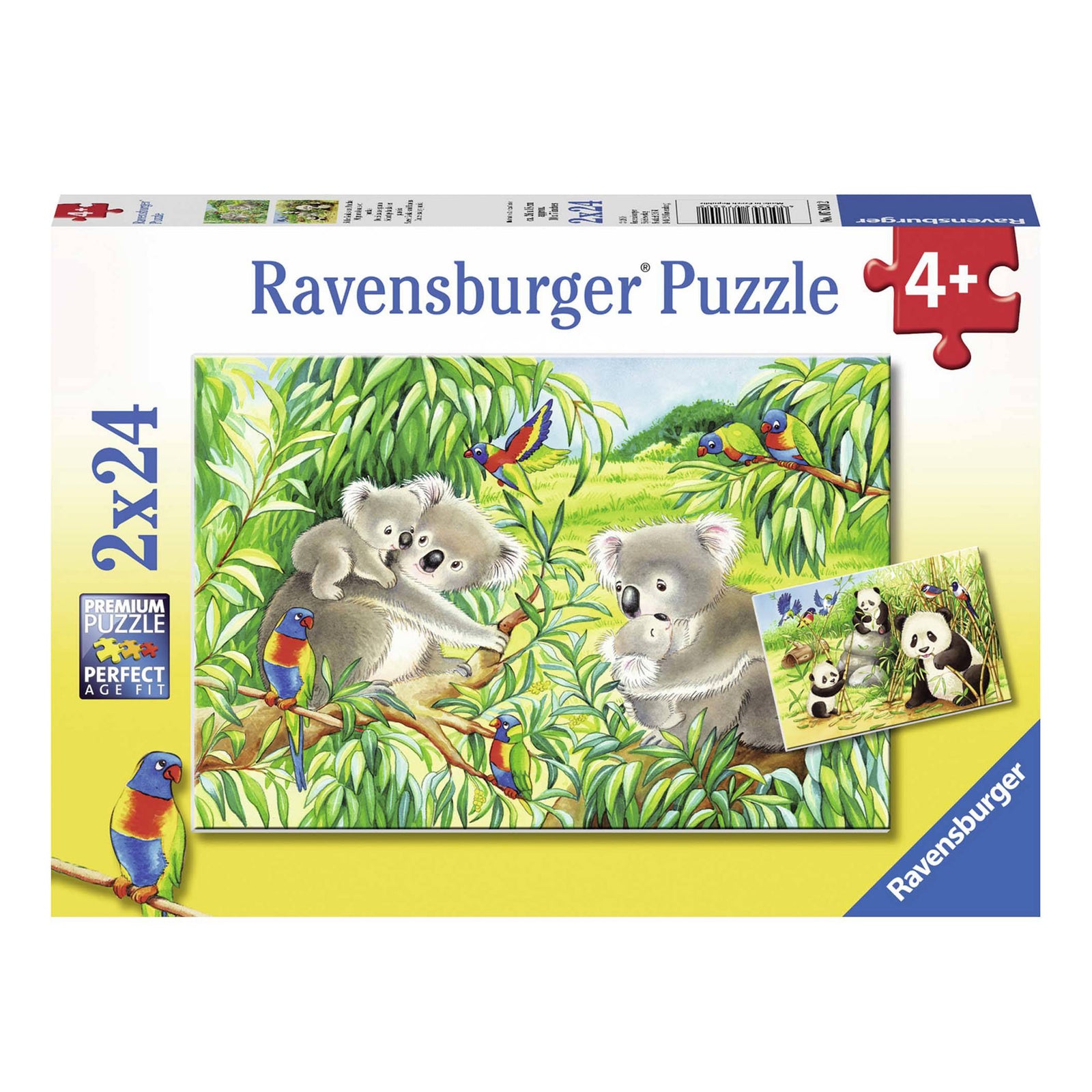 RBURG 2X24PC KOALAS AND PANDAS - Toyworld Frankston
