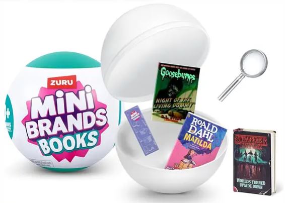 MINI BRANDS - BOOKS ASSORTED BLIND BALL - Toyworld Frankston