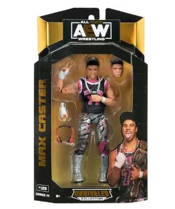 ALL ELITE WRESTLING UNRIVALED #129 MAX CASTER ACTION FIGURE - Toyworld Frankston