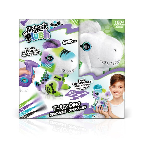AIRBRUSH PLUSH DINO - Toyworld Frankston