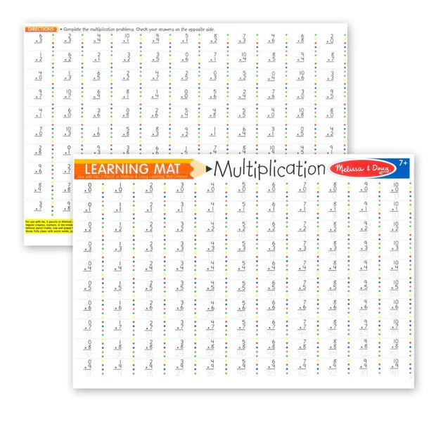 MELISSA AND DOUG LEARNING MAT - MULTIPLICATION