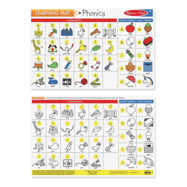 MELISSA AND DOUG LEARNING MAT - PHONICS