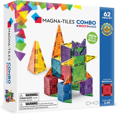 MAGNA-TILES COMBO 62PC MICROMAGS