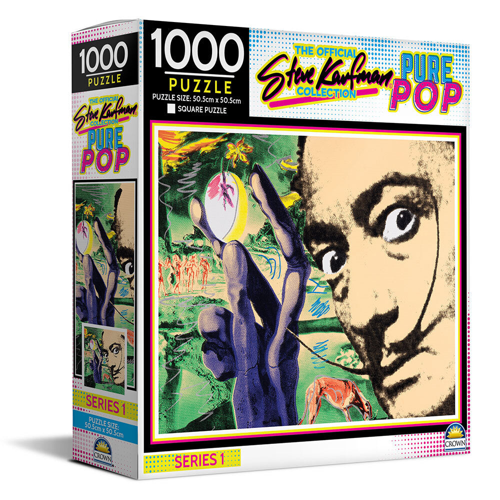 CROWN - STEVE KAUFMAN COLLECTION PURE POP SERIES 1 ASSORTMENT 1000PC - Toyworld Frankston
