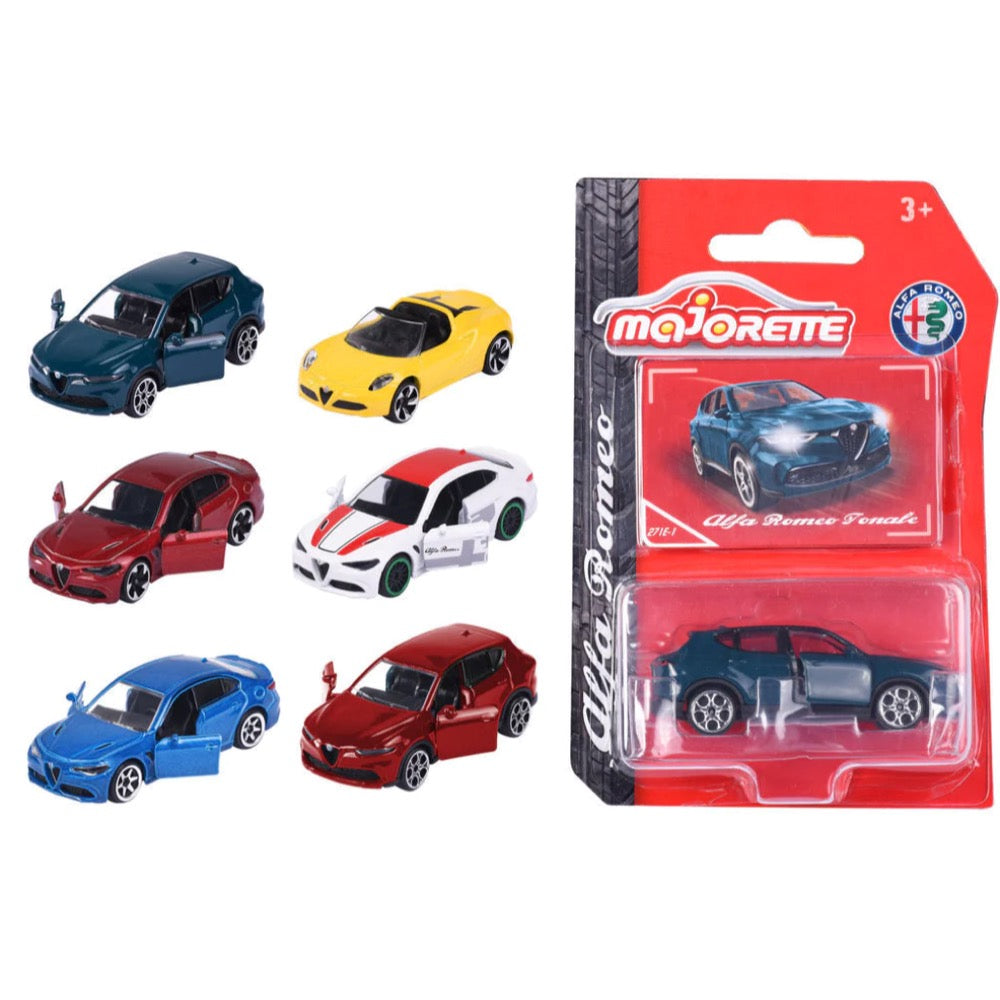 MAJORETTE ALFA ROMEO ITALIAN CARS ASSORTMENT - Toyworld Frankston