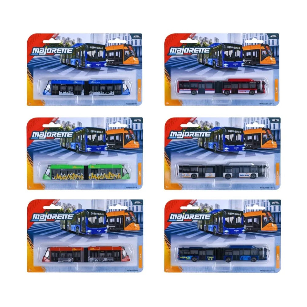 MAJORETTE MAN CITY BUS / SIEMENS TRAM ASST