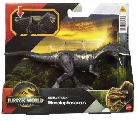 JURASSIC WORLD REBIRTH - STRIKE - MONOLOPHOSAURUS - Toyworld Frankston