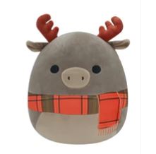 SQUISHMALLOWS - 7.5 INCH HARVEST SQUAD PLUSH - PATTERSON THE MOOSE - Toyworld Frankston