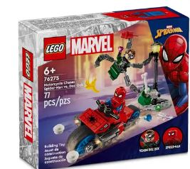 LEGO 76275 - MARVEL - MOTORCYCLE CHASE - SPIDER-MAN VS DOC OCK - Toyworld Frankston