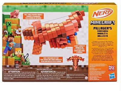 NERF MINECRAFT PILLAGERS DART FIRING CROSSBOW - Toyworld Frankston
