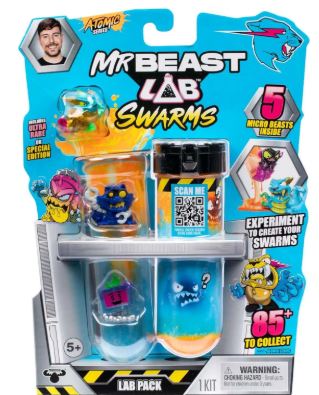 MR BEAST LAB SWARMS ATOMIC SERIES - LAB 5 PACK - Toyworld Frankston