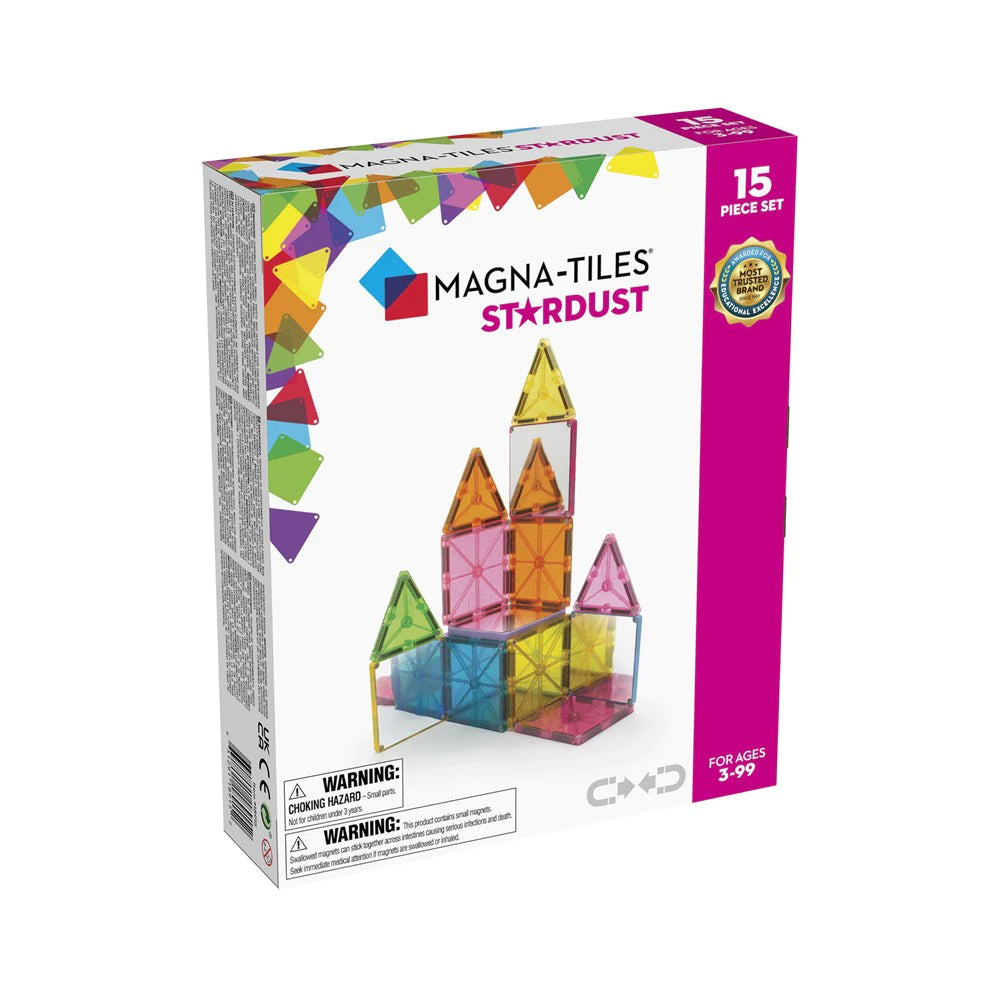 MAGNA-TILES STARDUST 15 PIECE SET - Toyworld Frankston