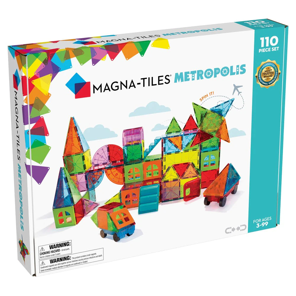 MAGNA-TILES MATROPOLIS 110 PIECE SET - Toyworld Frankston