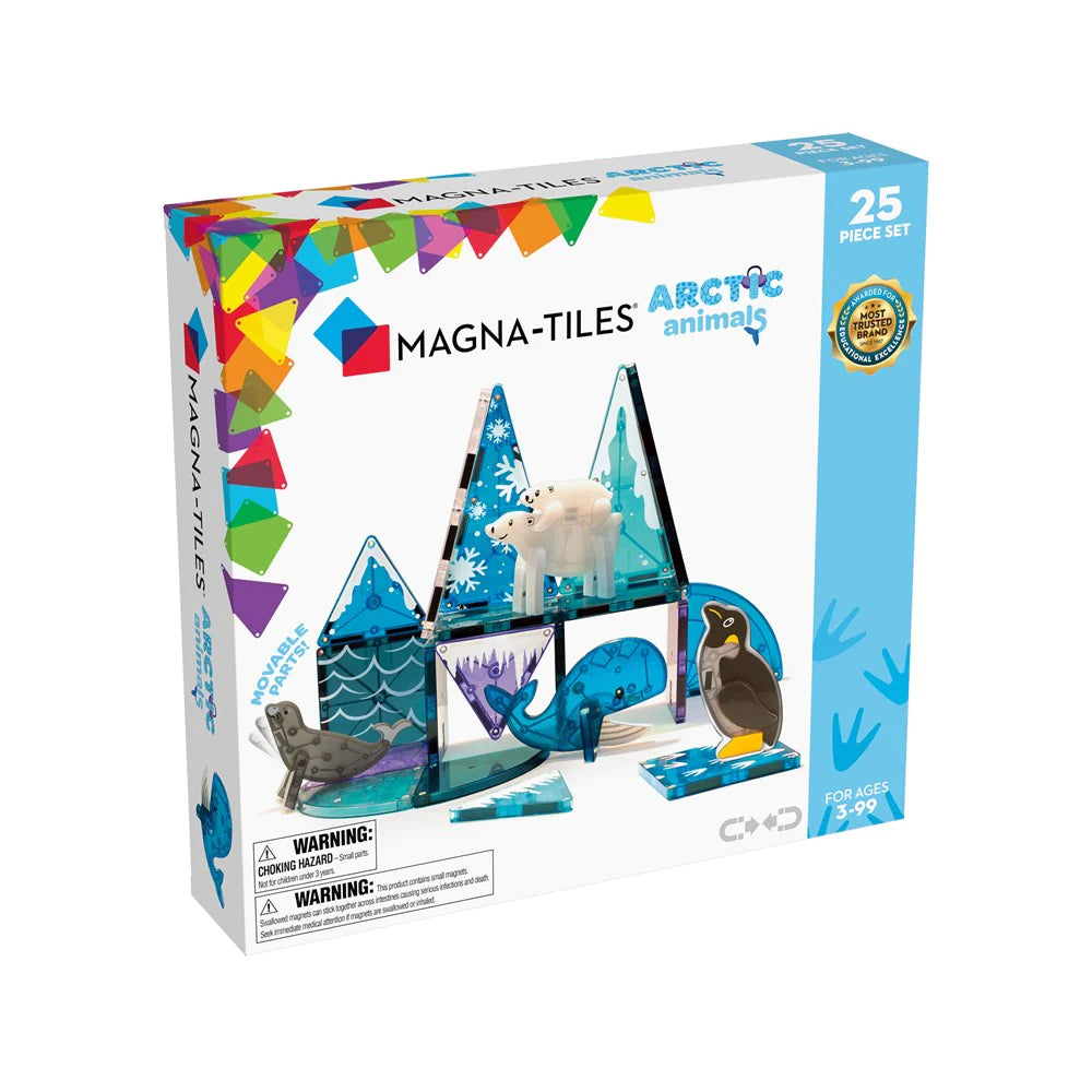 MAGNA-TILES ARCTIC ANIMALS 25 PIECE SET - Toyworld Frankston