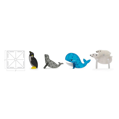 MAGNA-TILES ARCTIC ANIMALS 25 PIECE SET - Toyworld Frankston