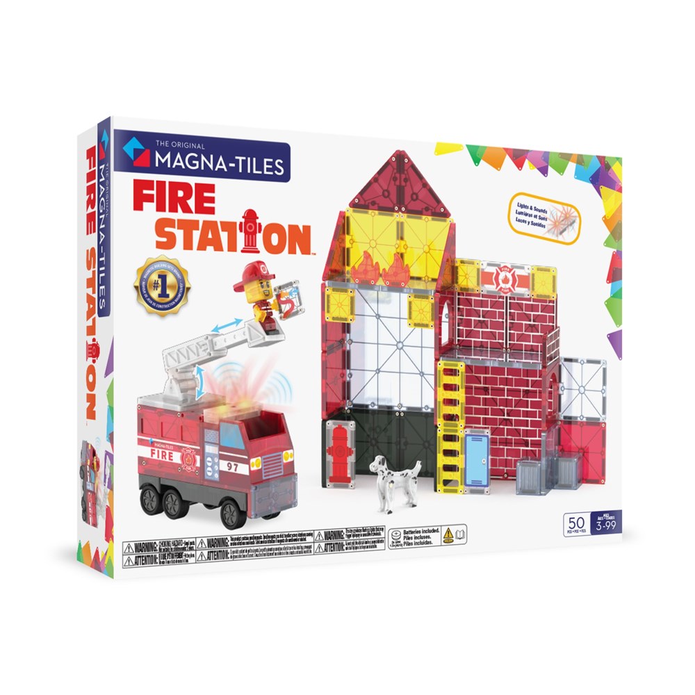 MAGNA-TILES FIRE STATION