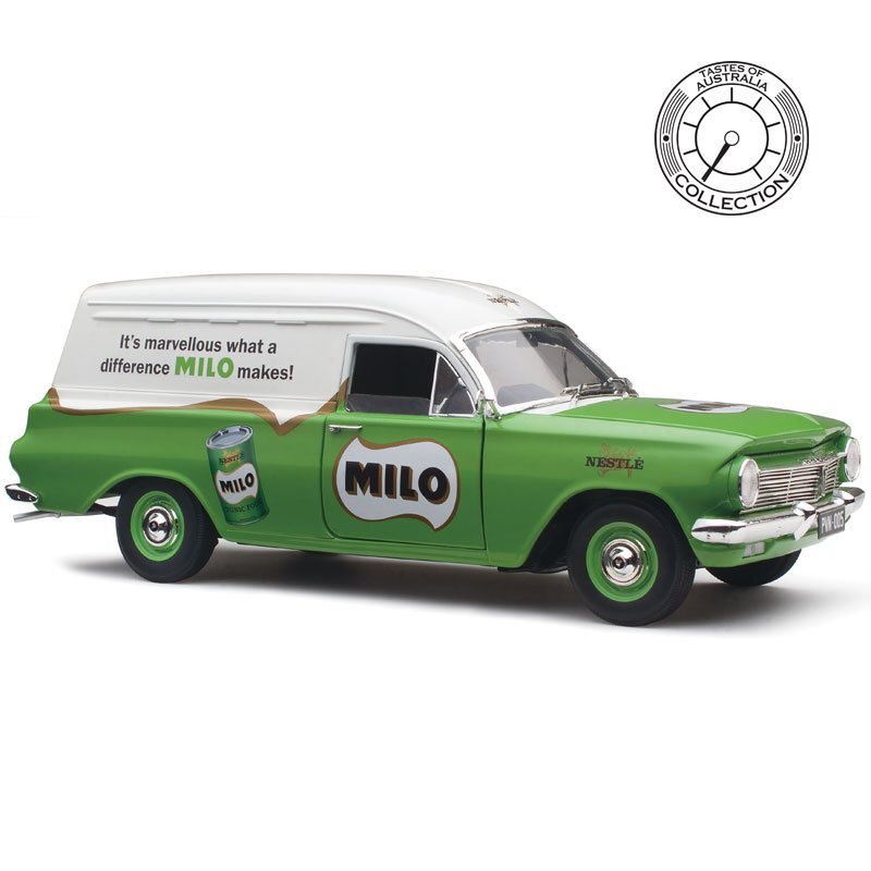CLASSIC CARLECTABLE 1:18 HOLDEN EH PANEL VAN - TASTES OF AUSTRALIA COLLECTION MILO - Toyworld Frankston