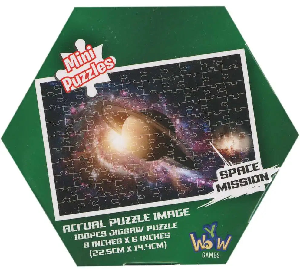 MINI SPACE MISSION PUZZLE (DARK GREEN) SATURN - Toyworld Frankston