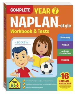 SCHOOL ZONE NAPLAN STYLE  YEAR 7 WORKBOOK AND TESTS - Toyworld Frankston