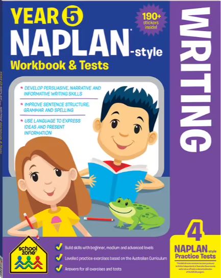 YEAR 5 NAPLAN STYLE WORKBOOK AND TESTS: WRITING - Toyworld Frankston