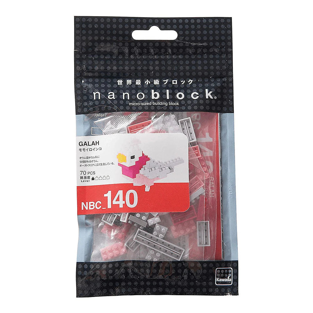 NANOBLOCK GALAH 140 - Toyworld Frankston