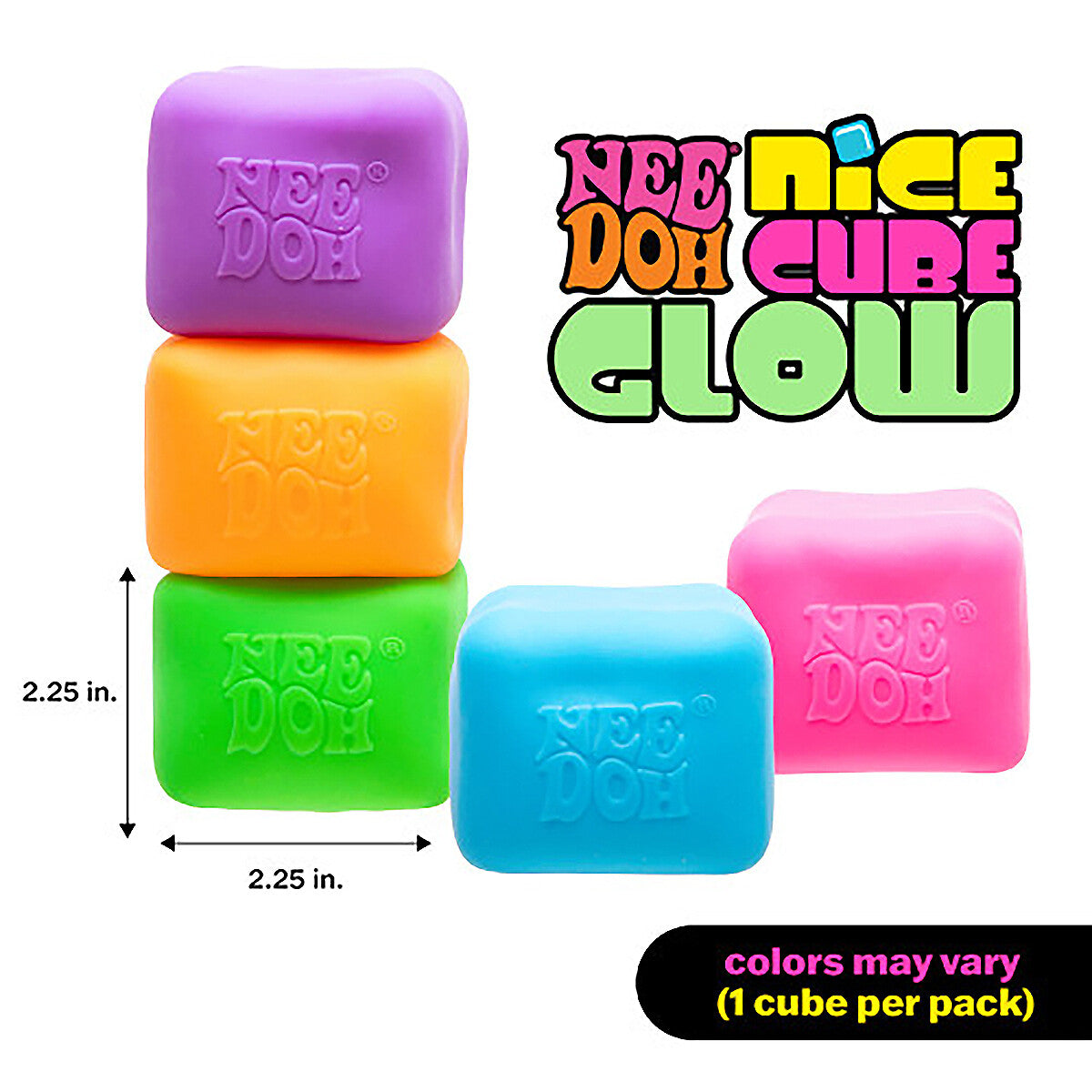NEE DOH - NICE CUBE GLOW - Toyworld Frankston