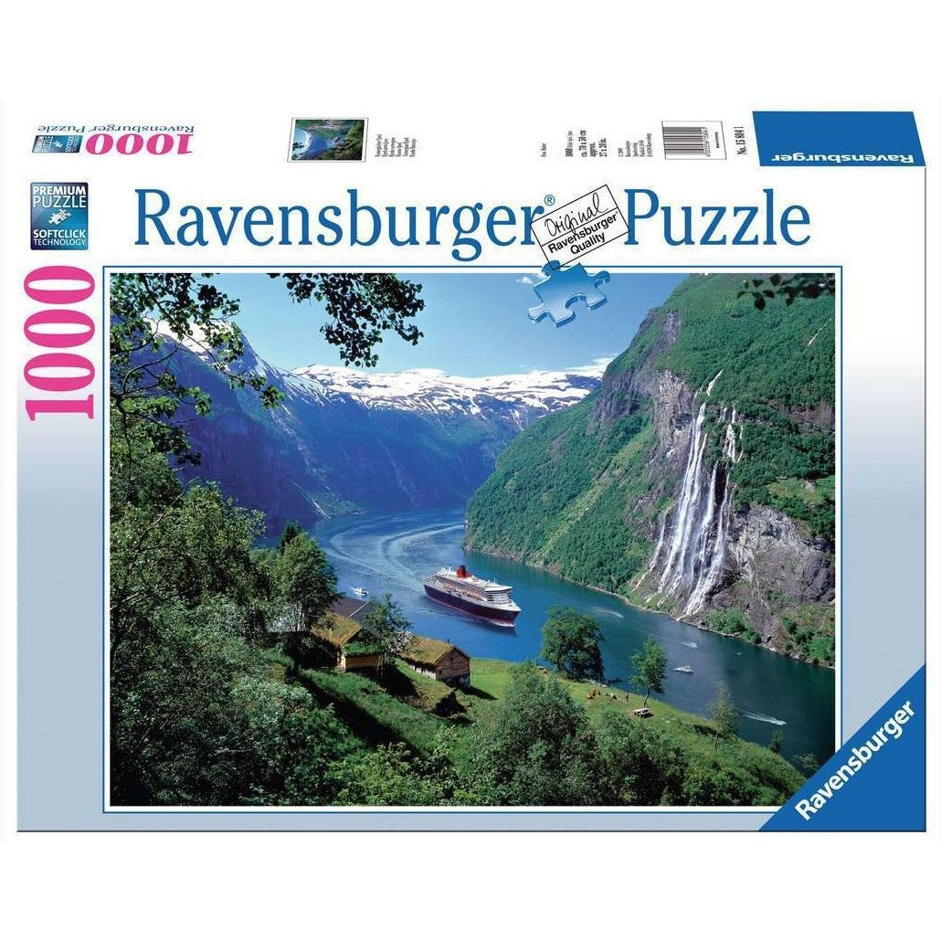 RAVENSBURGER - NORWEGIAN FJORD 1000 PIECE PUZZLE - Toyworld Frankston