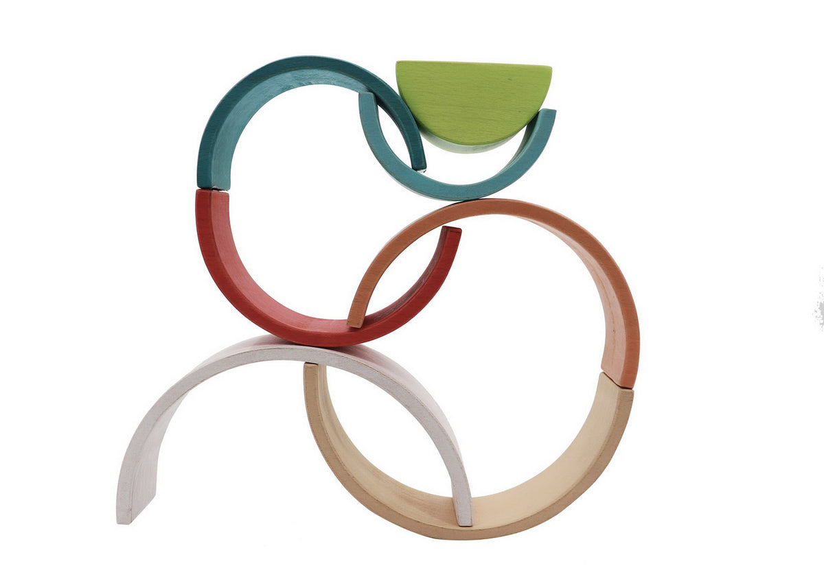 CALM AND BREEZY STACKING RAINBOW TERRACOTTA - Toyworld Frankston