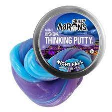 CRAZY AARON'S THINKING PUTTY MINI HYPERCOLOUR - NIGHTFALL - Toyworld Frankston