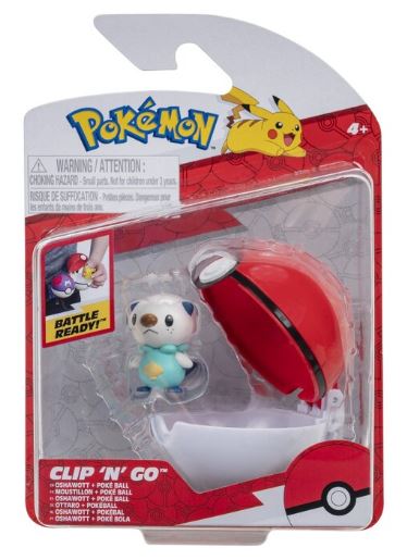 POKEMON CLIP AND GO - POKEBALL OSHAWOTT - Toyworld Frankston